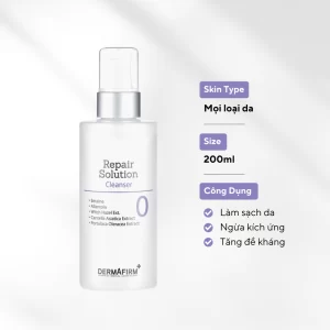 Sữa rửa mặt Repair Solution Cleanser Dermafirm