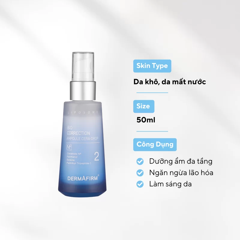 Kem dưỡng da Bio Correction Ampoule Cera drop M4 Dermafirm