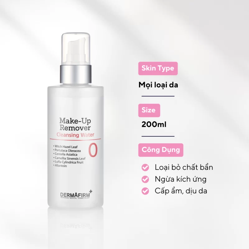 Tẩy trang Make Up Remover Dermafirm